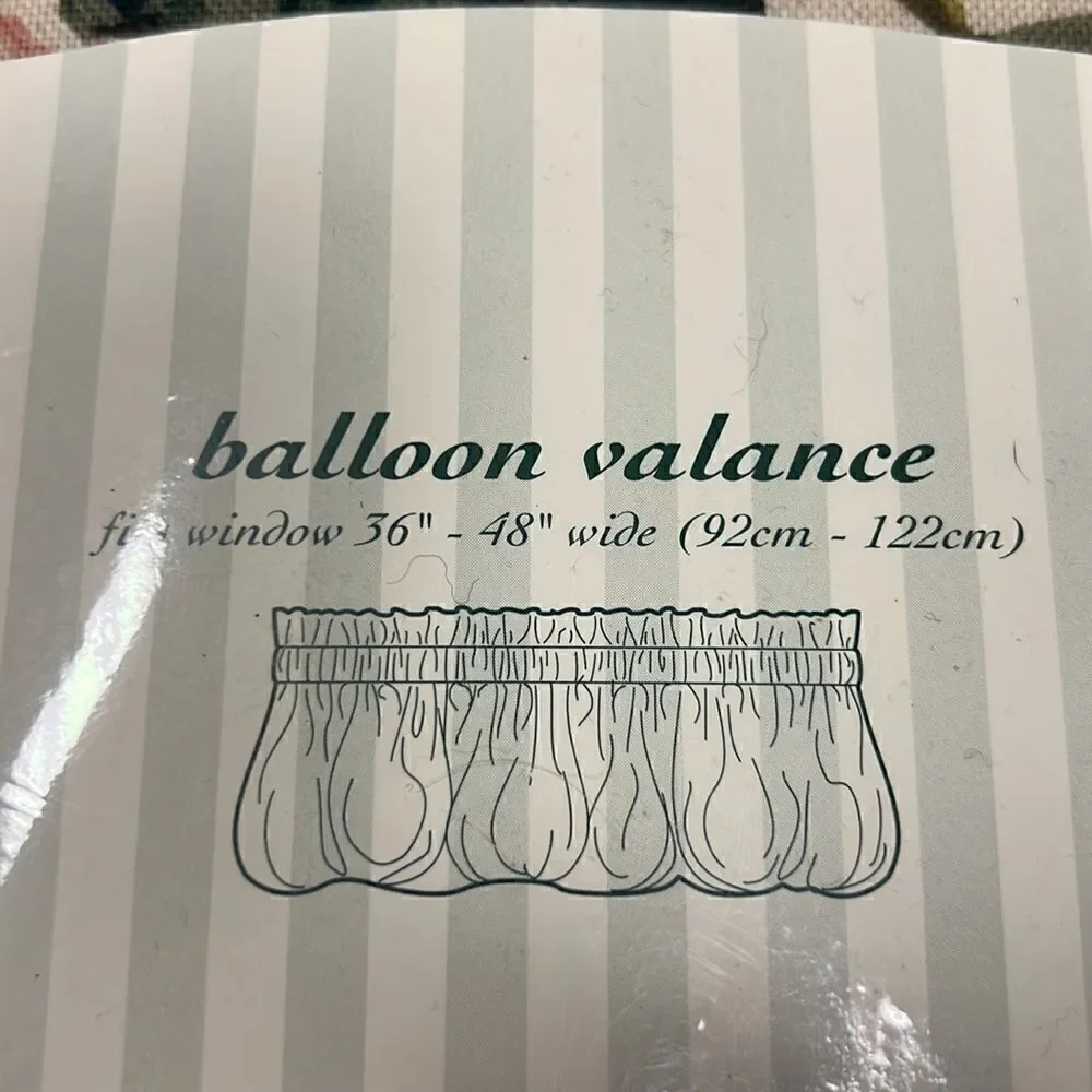 Waverly ballon valance woodland floral balloon valance
